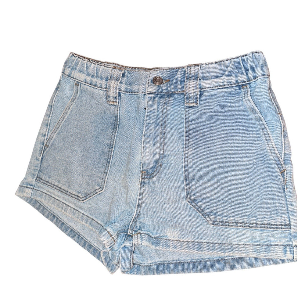 PacSun Sz M Mom Shorts Denim Beach Summer Casual Stretch Waist
